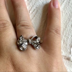 NVC Silver Bow Ring